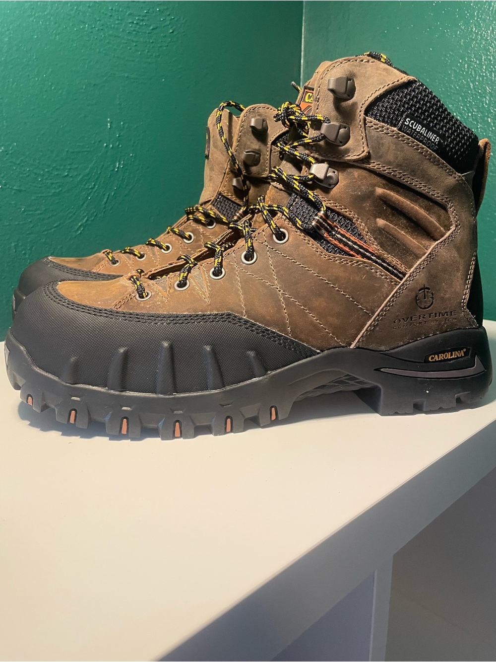Carolina 4x4 Men’s Brown Work Boots - Waterproof NEVER WORN